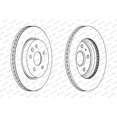 Ferodo Bremsscheibe PREMIER DDF1805C