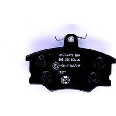 Hella | Bremsbelagsatz, Scheibenbremse | 8DB 355 006-021