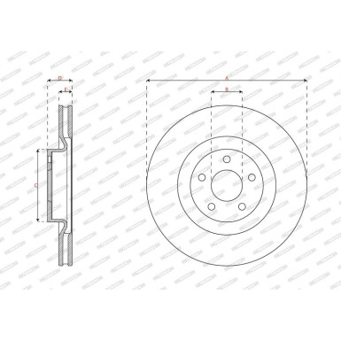 DDF3111C Bremsscheibe PREMIER