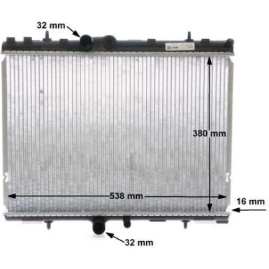 CR 1501 000S Kühler, Motorkühlung BEHR