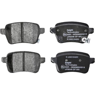 LP3246 Bremsbelagsatz, Scheibenbremse