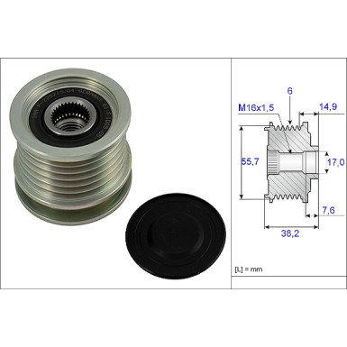 535 0013 10 Generatorfreilauf