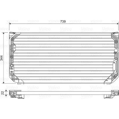 Valeo | Kondensator, Klimaanlage | 814045