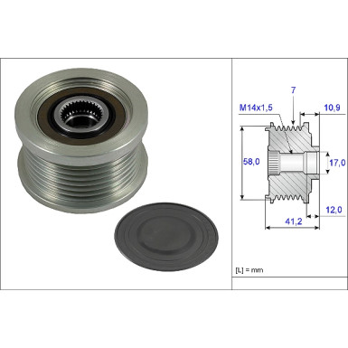 535 0232 10 Generatorfreilauf