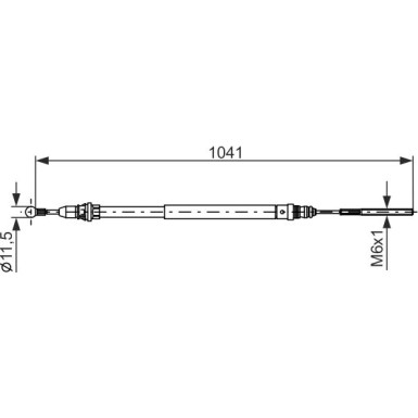 1 987 477 954 Seilzug, Feststellbremse