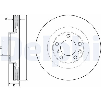 Delphi | Bremsscheibe | BG9119C