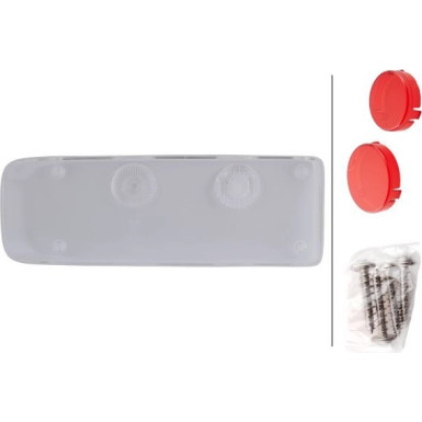 9EL 340 829-061 Lichtscheibe, Heckleuchte