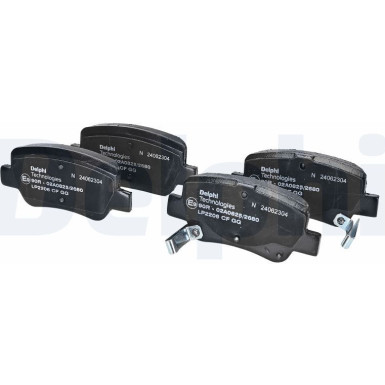 LP2206 Bremsbelagsatz, Scheibenbremse