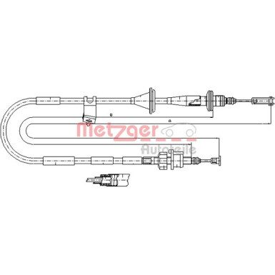 18.6112 Seilzug, Kupplungsbetätigung