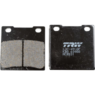 TRW | Bremsbelagsatz, Scheibenbremse | MCB531