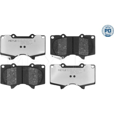 Meyle Bremsbelagsatz, Scheibenbremse MEYLE-PD: Advanced performance and design 025 240 2417/PD