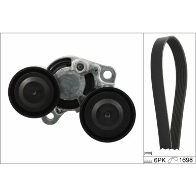 529 0206 10 Keilrippenriemensatz 529 0206 10 Keilrippenriemensatz