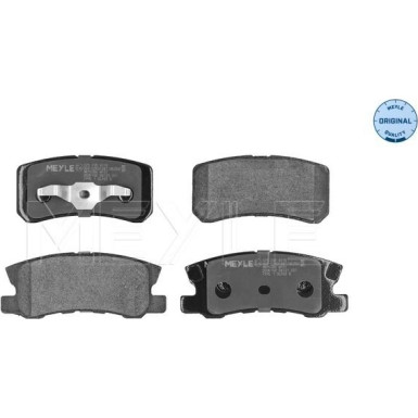 Meyle | Bremsbelagsatz, Scheibenbremse | 025 235 8216