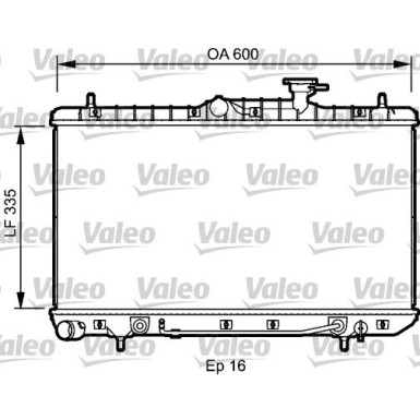 Valeo | Kühler, Motorkühlung | 734253
