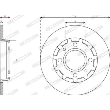 Ferodo | Bremsscheibe | DDF2985C Ferodo | Bremsscheibe | DDF2985C