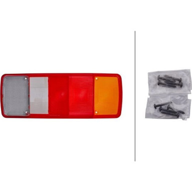 9EL 122 689-051 Lichtscheibe, Heckleuchte