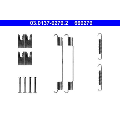 03.0137-9279.2 Zubehörsatz, Bremsbacken