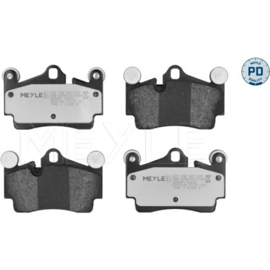 Meyle | Bremsbelagsatz, Scheibenbremse | 025 236 9417/PD