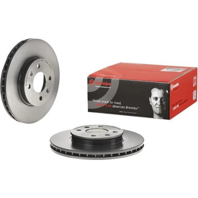 Brembo 2 x BREMBO Bremsscheibe PRIME LINE - UV Coated 09.D227.11