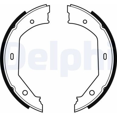 LS1857 Bremsbackensatz