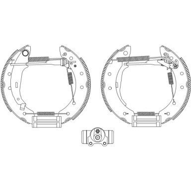 84048000 Bremsbackensatz Shoe Kit Pro