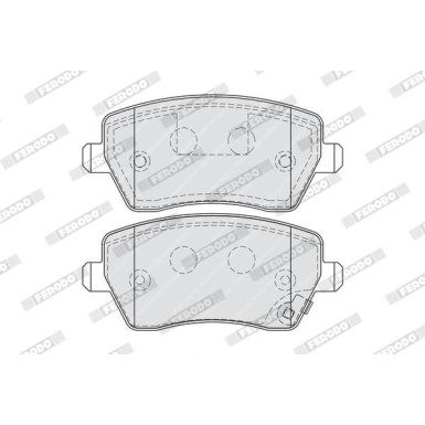 Ferodo | Bremsbelagsatz, Scheibenbremse | FDB4069 Ferodo | Bremsbelagsatz, Scheibenbremse | FDB4069