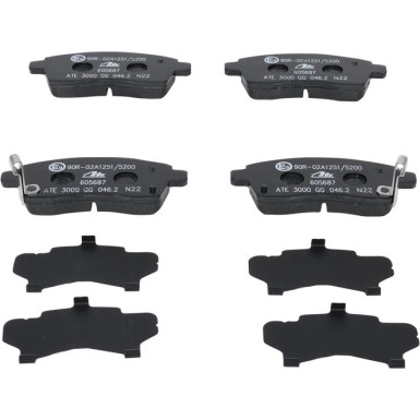 13.0460-5687.2 Bremsbelagsatz, Scheibenbremse