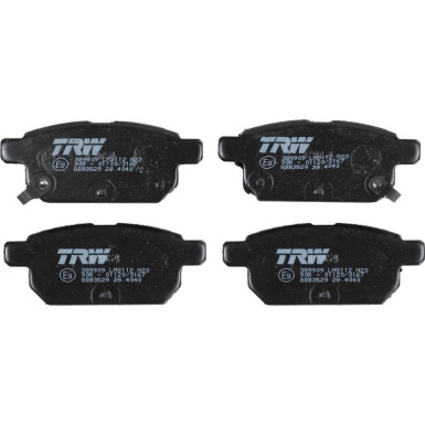 GDB3529 Bremsbelagsatz, Scheibenbremse COTEC