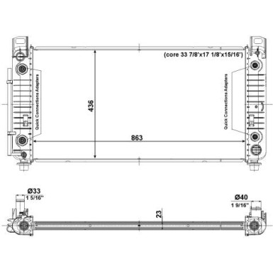 NRF | Kühler, Motorkühlung | 56009