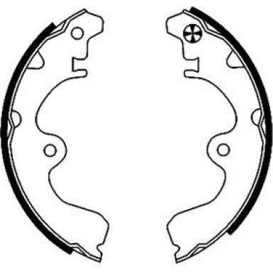 91046900 Bremsbackensatz 91046900 Bremsbackensatz