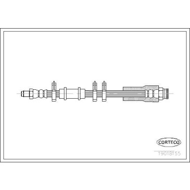 19018155 Bremsschlauch 19018155 Bremsschlauch