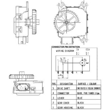 Mahle | Stellelement, Mischklappe | AA 14 000P