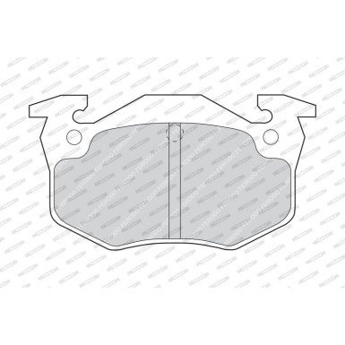 Ferodo | Bremsbelagsatz, Scheibenbremse | FDB558
