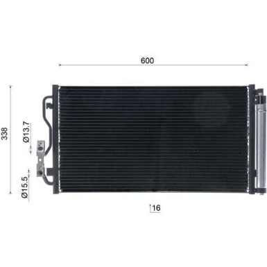 AC 1072 000S Kondensator, Klimaanlage BEHR