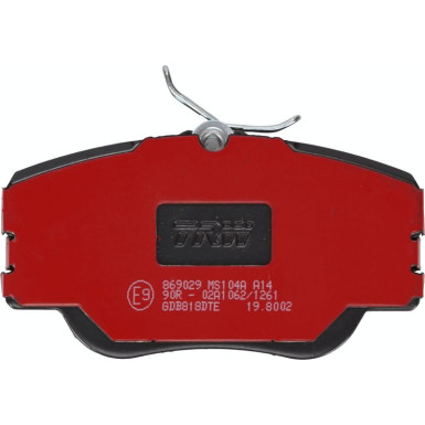 TRW Bremsbelagsatz, Scheibenbremse DTEC COTEC GDB818DTE
