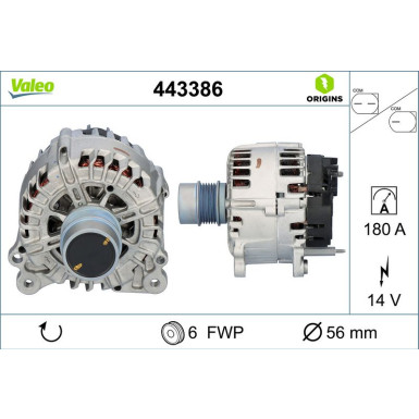 Valeo | Generator | 443386