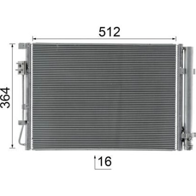 Mahle | Kondensator, Klimaanlage | AC 1056 000S
