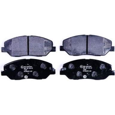 Hella | Bremsbelagsatz, Scheibenbremse | 8DB 355 012-371