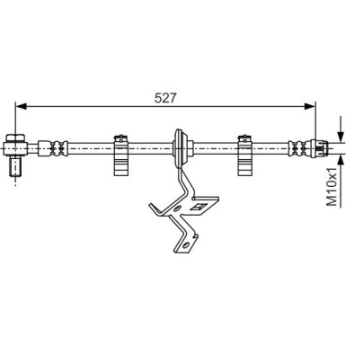 BOSCH | Bremsschlauch | 1 987 476 041