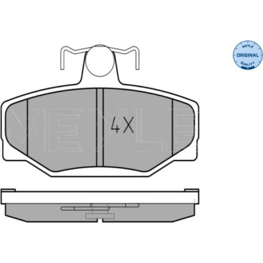 025 213 8513 Bremsbelagsatz, Scheibenbremse MEYLE-ORIGINAL: True to OE.