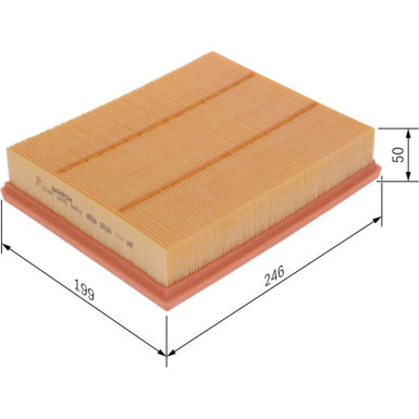 BOSCH F 026 400 553 Luftfilter