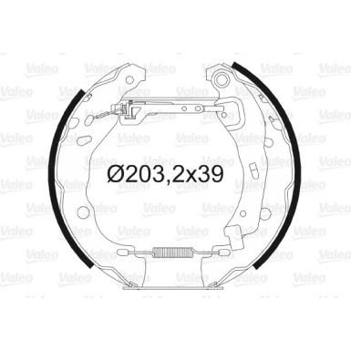 Valeo | Bremsbackensatz | 554726