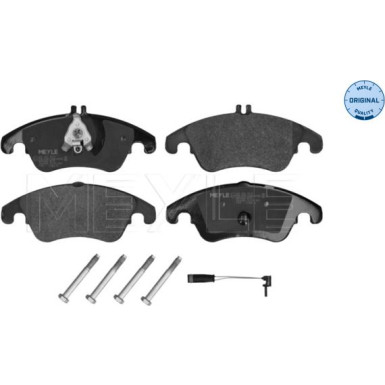 Meyle | Bremsbelagsatz, Scheibenbremse | 025 243 1019