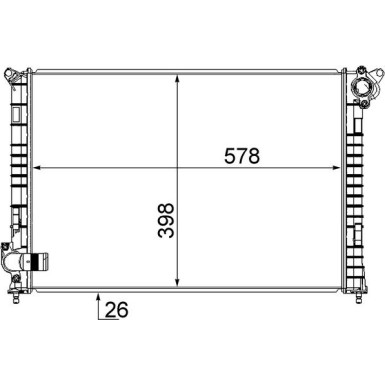 Mahle | Kühler, Motorkühlung | CR 983 000S