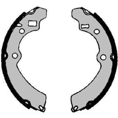 Hella | Bremsbackensatz | 8DB 355 000-221