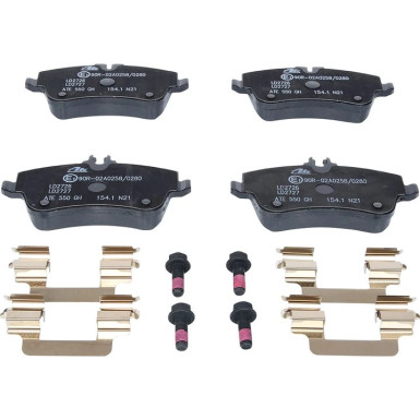 Bremsbelagsatz, Scheibenbremse ATE Ceramic 13.0470-2727.2