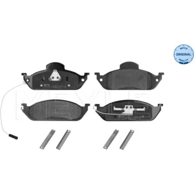 025 231 9317/W Bremsbelagsatz, Scheibenbremse MEYLE-ORIGINAL: True to OE.