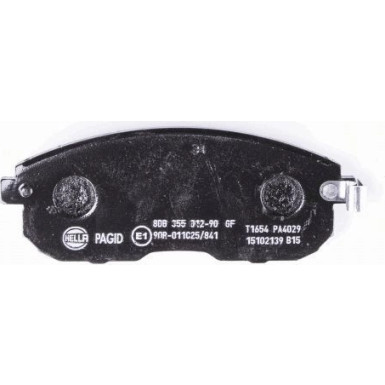 Hella Pagid | Bremsbelagsatz, Scheibenbremse | 8DB 355 012-901