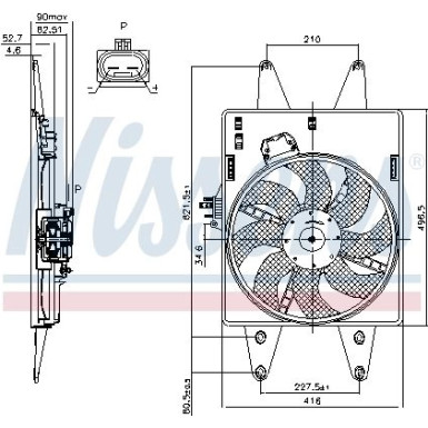 85126 Lüfter, Motorkühlung