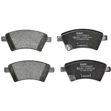 Delphi Bremsbelagsatz, Scheibenbremse LP1966